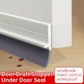 "Door Draft Stopper Under Door Seal, 1.4"" W X 39"" L Door Sweep For Exterior & Interior Doors, Door Window Blocker Dust And Noise Insulation Weather Stripping Draft Guard Insulator"