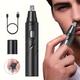 Electric Ear And Nose Trimmer For Men And Women - Painless Eyebrow And Facial Hair Removal Device Usb Rechargeable