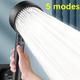 1pc 8 Modes Handheld Shower Head, Large Flow Boosting Bath Shower Spray Head, Optional With Shower Tube/shower Bracket Bathroom Accessories, Bathroom Sets Full Set, Shower Head