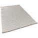 White 0.4 in Area Rug - Gracie Oaks Ebany Area Rug w/ Non-Slip Backing Metal | 0.4 D in | Wayfair C91AB38C93E24C67B47AF8F548D16011