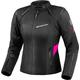 SHIMA Rush 2.0 imperméable à l’eau dames moto textile veste, noir-rose, taille S pour Femmes