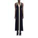 Gabriella Rib Sleeveless Button Front Maxi Sweater Dress