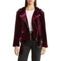 Velvet Moto Jacket