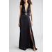 August Crystal Embellished Satin Gown