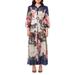 Upstage Floral Print Maxi Shirtdress