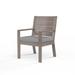 Sunset West Laguna Stacking Patio Armchair w/ Cushion, Granite in Gray | Wayfair SW3501-1-5402