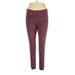 Sonoma Goods for Life Active Pants - High Rise: Burgundy Activewear - Women's Size X-Large