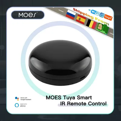 MOES Tuya WiFi IR Remote Control for Air Conditioner TV Smart Home Infrared Universal Remote