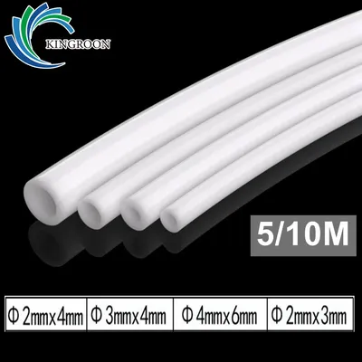 KINGROON 5M 10M PTFE Tube PiPe For V5 V6 J-head Hotend Bowden Extruder 3D Printers Parts 1.75mm 3mm Filament ID 2mm 3mm 4mm Tube
