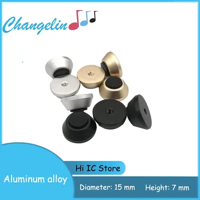Aluminum CNC HIFI Audio Speaker Spikes Aluminum alloy Chassis Case Foot Pad Anti-shock Shock