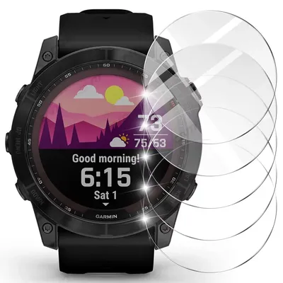 9H Tempered Glass For Garmin Fenix 8 7X 6X Pro 7 6 7S 6S 5 5S Solar AMOLED Screen Protector Glass