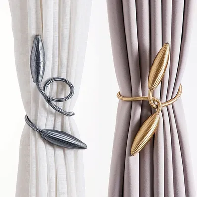 1pc Arbitrary shape strong Curtain Tiebacks Plush Alloy Hanging Belts Ropes Curtain Holdback Curtain