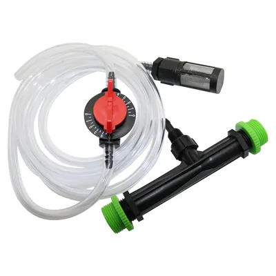 Agriculture Venturi Fertilizer Injector kit with 1/2 Inch to 3/4 Inch Thread Greenhouse Irrigation