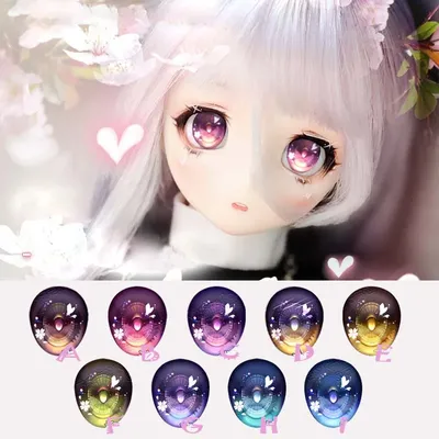 BJD Eyes doll Metallic effect eyes 10mm-24mm doll acrylic eyes for 1/8 1/6 1/4 1/3 SD DD doll