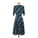 Plenty By Tracy Reese Casual Dress: Blue Dresses - Women's Size Small