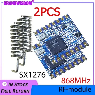 LoRa module lorawan transceiver 2pcs RF SX1276 868MHZ radio comunicador 915MHZ alcance communication Receiver IOT Transmitter