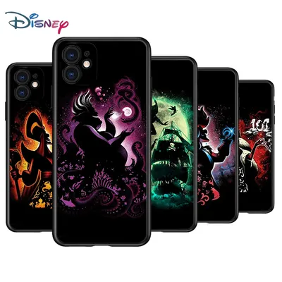 Villain Disney Princess For Apple iPhone 15 14 13 12 11 Pro Max Mini XS X XR 7 8 6 Plus 5S Silicone
