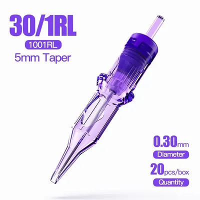 Tattoo Cartridge Needle 20PCS RL Professional Disposable Semi-Permanent Eyebrow Lip Makeup Needles