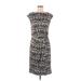 Tory Burch Casual Dress - Sheath: Gray Animal Print Dresses - Women's Size Medium