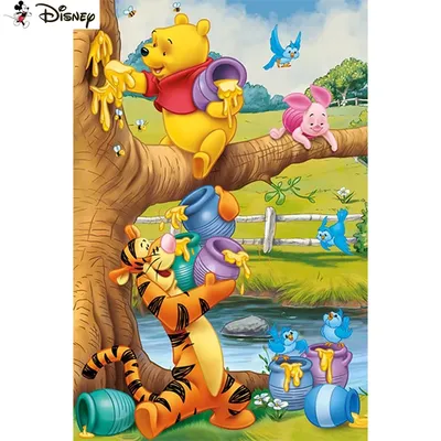 Disney Diamond Painting Cross Stitch Pattern 5D Diamond Embroidery "Cartoon winnie the pooh" Home