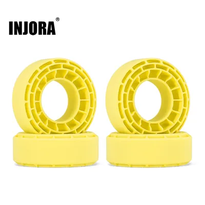 INJORA 4pcs Silicone Rubber Inserts for 56-58mm*24mm 1.0" Tires