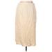 Adrianna Papell Silk Skirt: Ivory Bottoms - Women's Size 16