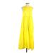 Who What Wear Casual Dress - A-Line: Yellow Dresses - Women's Size X-Small