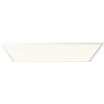 Led Deckenleuchte Buffi weiß 59,5 x 59,5 cm warmweiß weiß, 40 w Deckenaufbau-Paneel - Brilliant