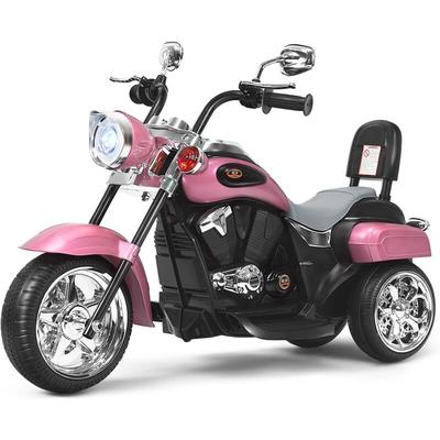 6V Elektro Motorrad Kinder mit verstellbaren Scheinwerfer, Dreirad Elektromotorrad mit Sound | Hupe Image
