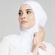 Ensemble De 3 Pièces De Hijab Instantané Uni, Bonnets Intérieurs Fins Et Respirants, Style Élégant, Bonnets À Enfiler Pour Femmes