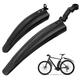 2pcs Ensemble De Garde-boue De Vélo, Garde-boue Avant Et Arrière Réglables Portables Pour Pneus De Vélo De Route Et De Montagne Pour VTT Et Vélo De Route