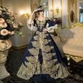Gothic Viktorianisch Vintage inspiriert Mittelalterlich Kleid Partykostüm Ballkleid Prinzessin Shakespeare Damen Ballkleid Halloween Party Abendgesellschaft Maskerade Kleid