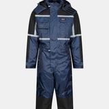 Regatta Mens Waterproof Coveralls - Navy - Blue - 44R