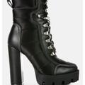 London Rag Scotch Ankle Boots - Black - US-9 / UK-7 / EU-40