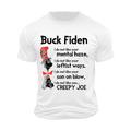 Buck Fiden Herren-T-Shirt aus Baumwolle mit Grafik, klassisches Sporthemd, kurze Ärmel, bequemes T-Shirt, Sport, Outdoor, Urlaub, Sommer, Mode, Designer-Kleidung