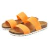 Pantolette VIVANCE "Sandale, Mule, offener Schuh", Damen, Gr. 37, orange, Obermaterial: 100% Elasthan. Decksohle: 100% Rindsleder. Laufsohle: 100% Synthetik, unifarben, casual, Schuhe, mit komfortablem Korkfußbett und elastischen Riemen