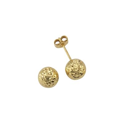 Paar Ohrstecker VIVANCE "375 Gold 6mm Durchmesser", gelb, Ohrringe, Damen, ONE-SIZE, Gold Image