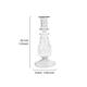 Grain-shaped Long-neck Crystal Glass Candlestick - Perfect for Romantic Candlelit Dinners, Wedding Photography Props, Home Decor for Living Room Tables, Adds Sophistication and Elegance to Any Setting