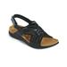 Draper's & Damon's Women's Mar Sandal By Easy Spirit® - Black - 9.5 - Medium