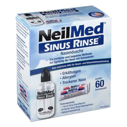 Sinus Rinse Nasendusche inkl.60 Btl.Nasenspülsalz 1 St Salz