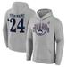 Men's Fanatics Branded Gray UConn Huskies 2024 NCAA Basketball National Champions Personalized Legacy Skill Pullover Hoodie