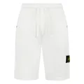 Stone Island, Shorts, male, White, 2Xl, Casual Summer Bermuda Shorts