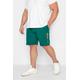 Size 52 Mens Jack & Jones Big & Tall Green Logo Jogger Shorts Big & Tall