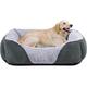 Extra Large Dog Bed, Washable Dog Bed XL Super Soft Plush Dog Bed with Non-slip Bottom, Corduroy Design Dog Bed For Large Dogs, Golden Retriever,