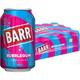 BARR since 1875, Blue Bubblegum, 24 pack Fizzy Drink Cans, No Sugar, 24 x 330 ml