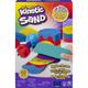 Kinetic Sand Rainbow Mix Set with 3 Colours of Kinetic Sand (382g) and 6 Tools, for Kids Aged 3 and Up (Styles Vary)