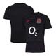 (5XL) 2022/23 England Rugby Shirt Alternate Jersey Black