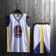 (white L) Golden State Warriors Stephen Curry adult and children's jersey set