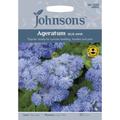 Johnsons Seeds - Pictorial Pack - Flower - Ageratum Blue Mink - 1000 Seeds