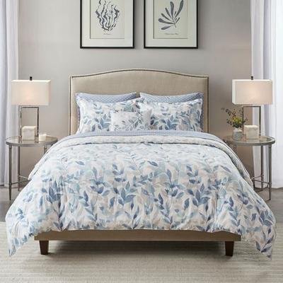Sofia Comforter Bed Set Blue, California King, Blue